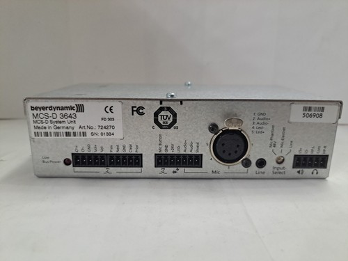 Beyerdynamic mcs 3643 - mcs-d, made